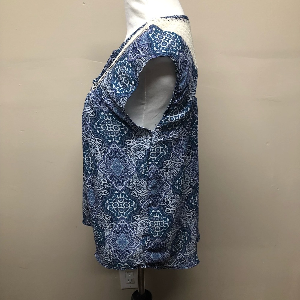 Rewind Boho Top with Tassels & Crochet Neckline - Picture 8 of 8